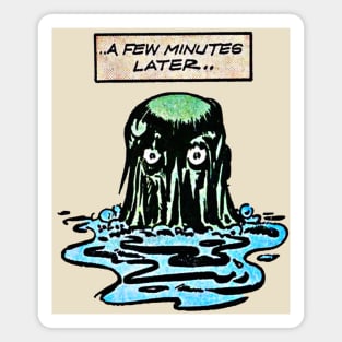 Vintage 50s Sci Fi Comic Art Illustration Magnet